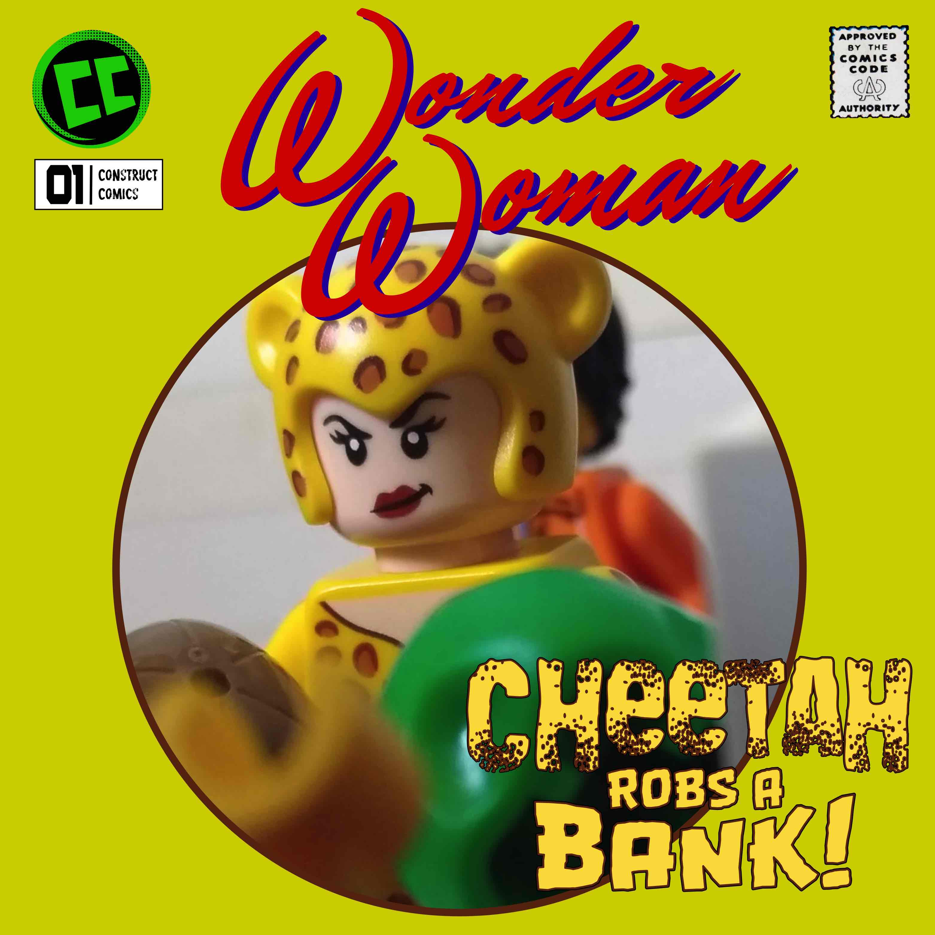 Wonder Woman: Cheetah robs a Bank!